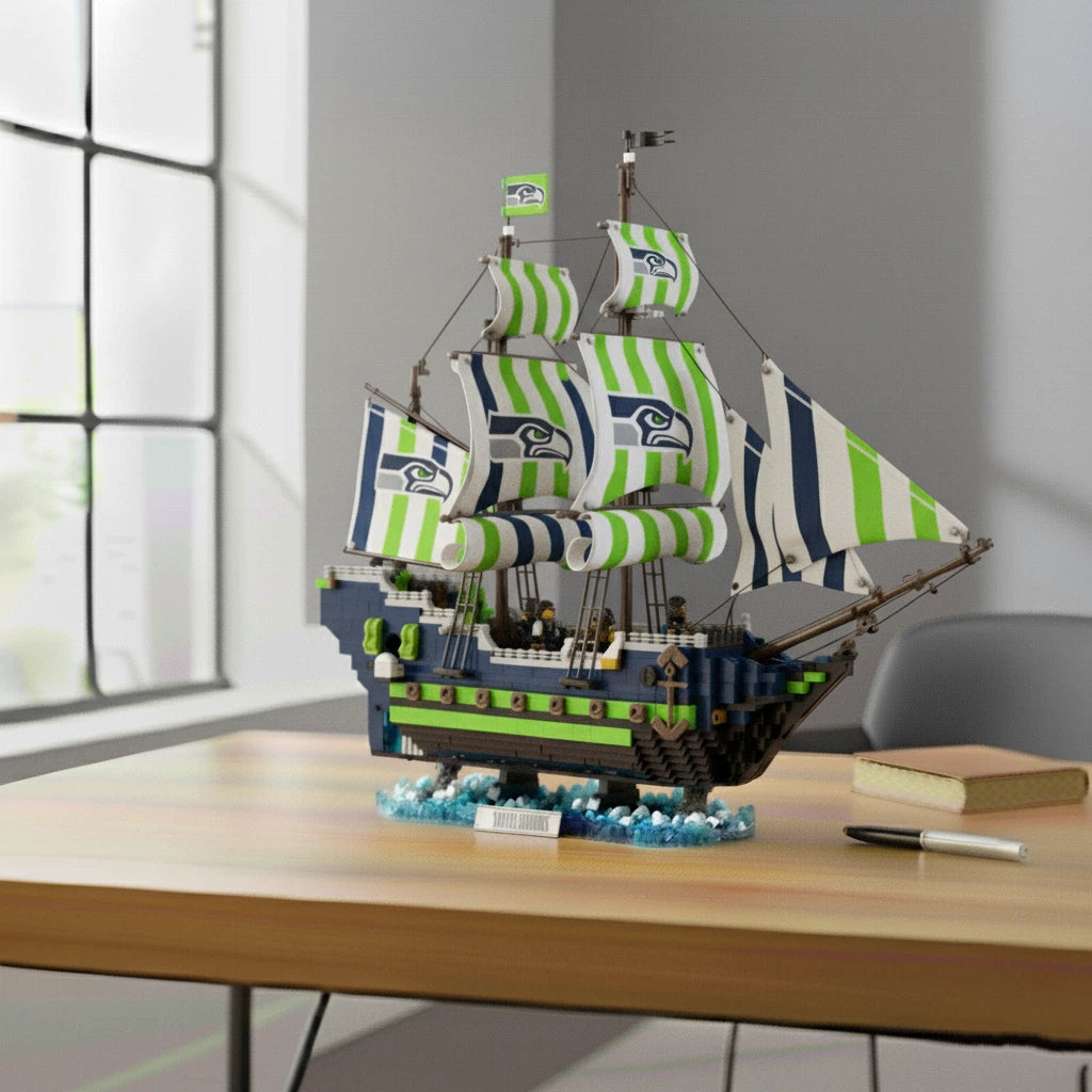 ⚓ Football Building Blocks — Pirate Ship