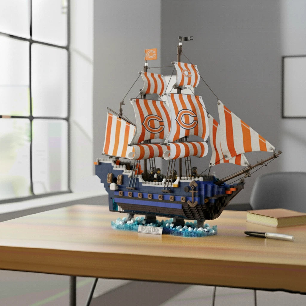 ⚓ Football Building Blocks — Pirate Ship