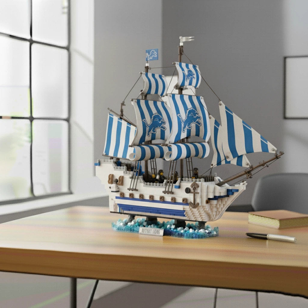 ⚓ Football Building Blocks — Pirate Ship
