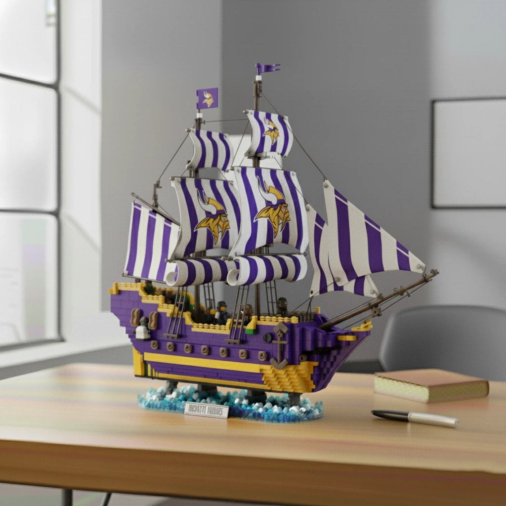 ⚓ Football Building Blocks — Pirate Ship