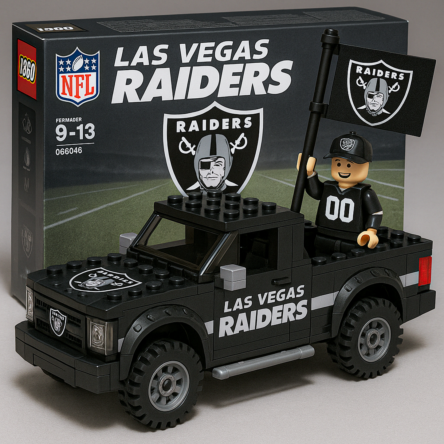 32 Teams Pickup Truck Building Blocks