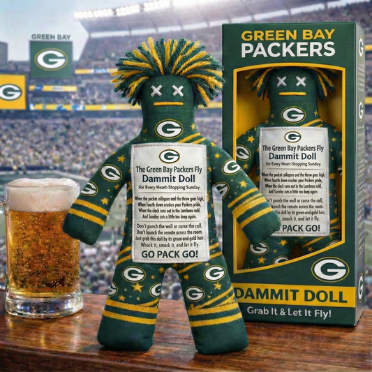 Green Bay Packers Fly Dammit Doll
