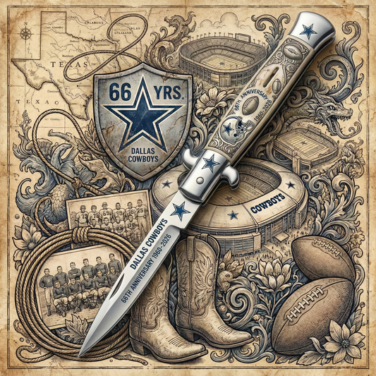 Dallas Cowboys 66th Anniversary Commemorative Knife