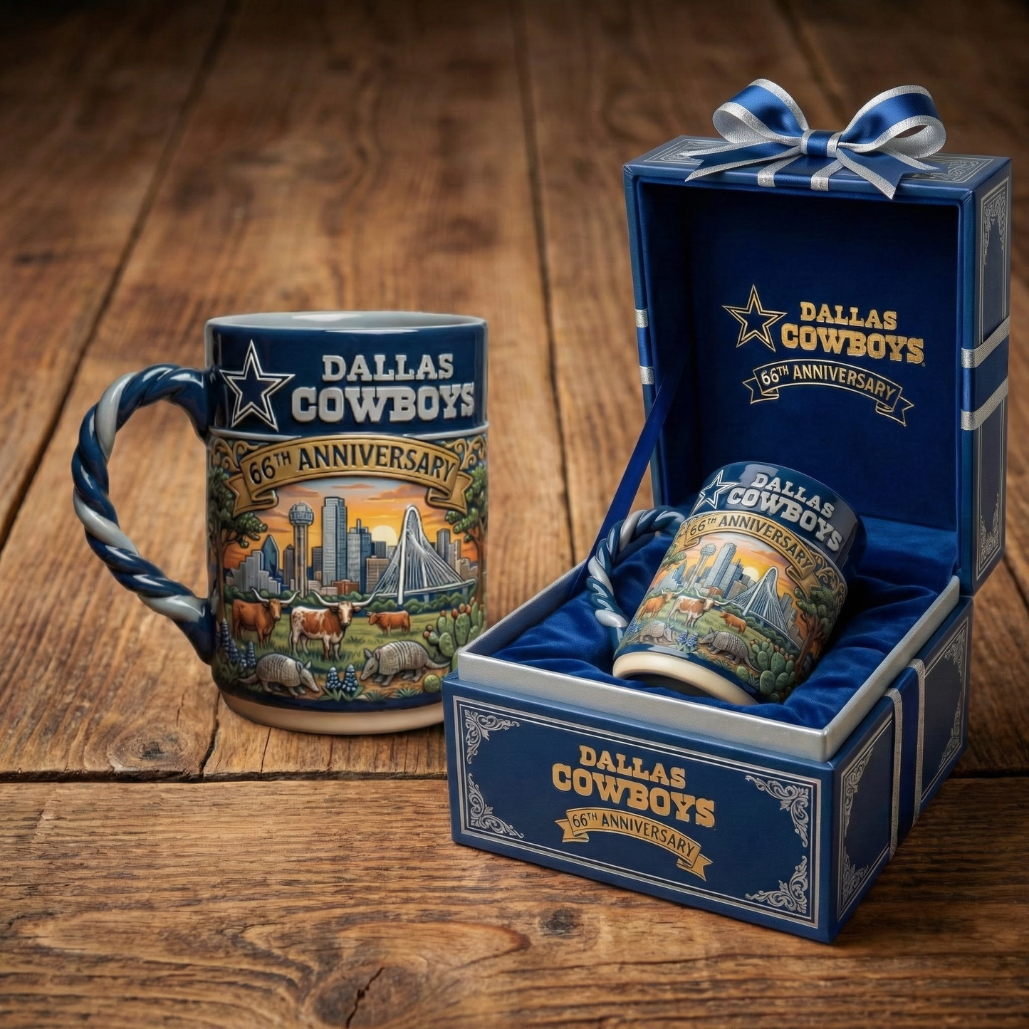 Dallas Cowboys 66th Anniversary Mug
