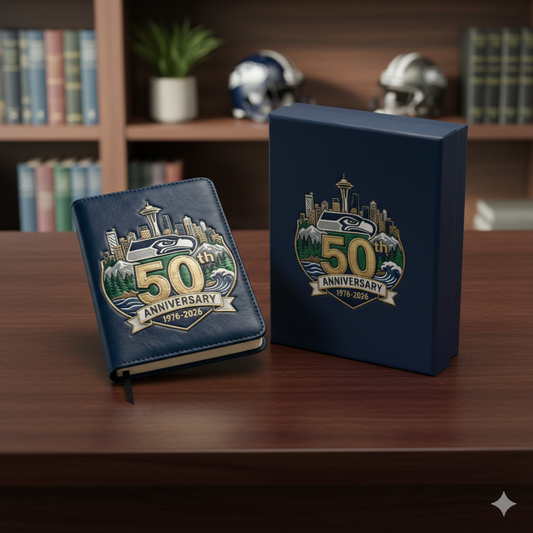 Seattle Seahawks 50th Anniversary Premium Notebook