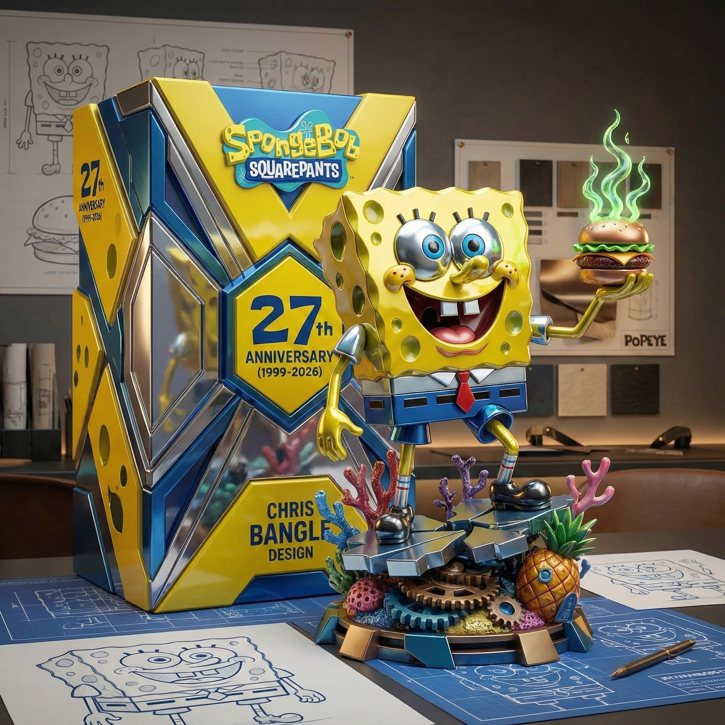 SpongeBob SquarePants 27th Anniversary Premium Collectible Statue
