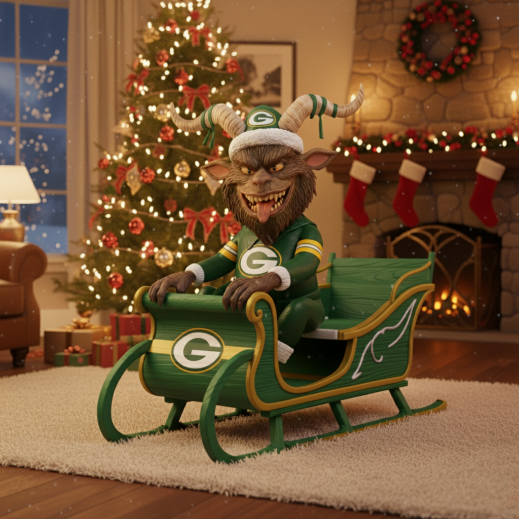 🎄 Football Team Krampus Statue