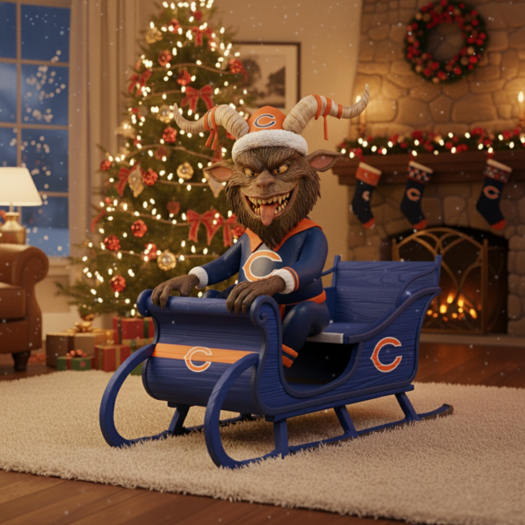 🎄 Football Team Krampus Statue
