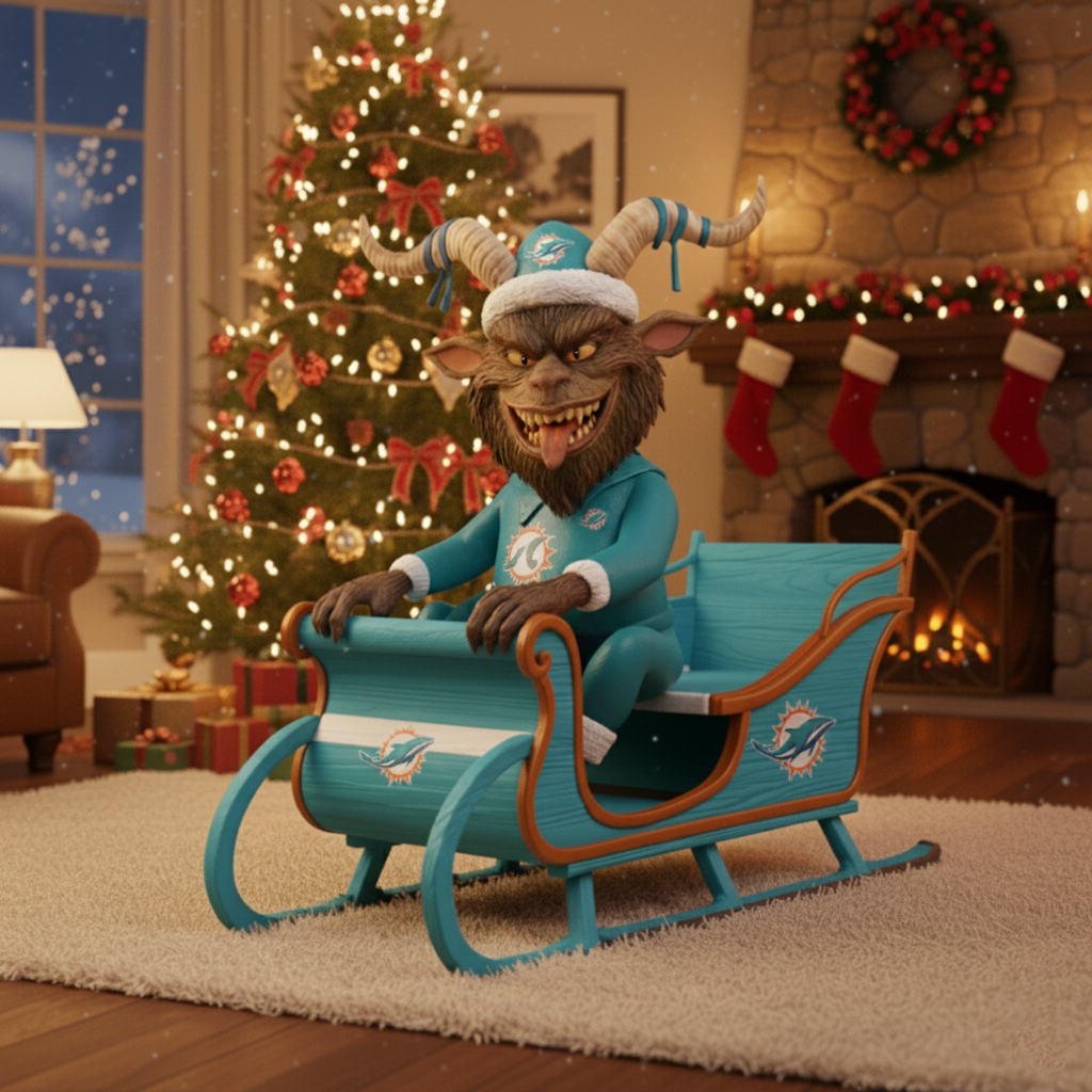 🎄 Football Team Krampus Statue