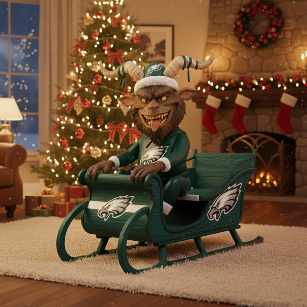 🎄 Football Team Krampus Statue