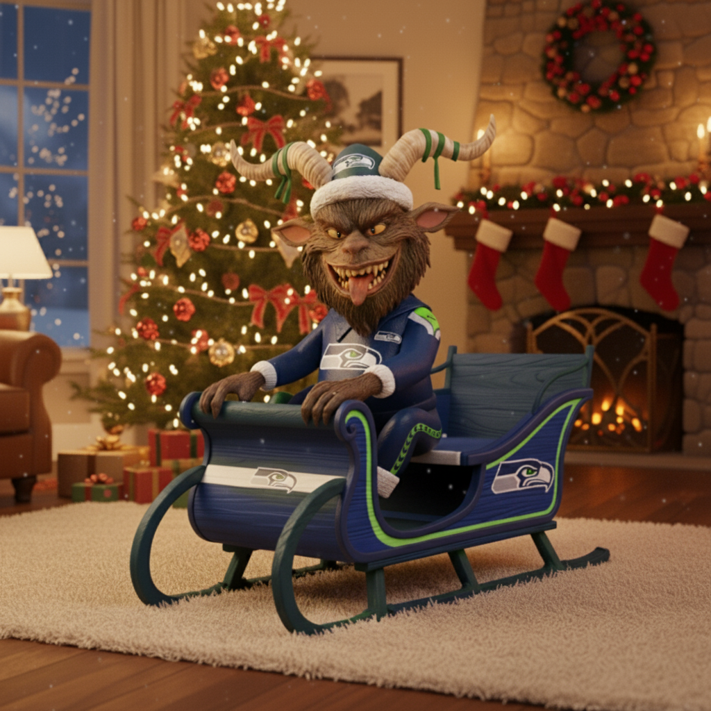 🎄 Football Team Krampus Statue