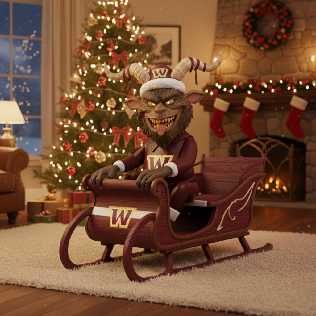 🎄 Football Team Krampus Statue