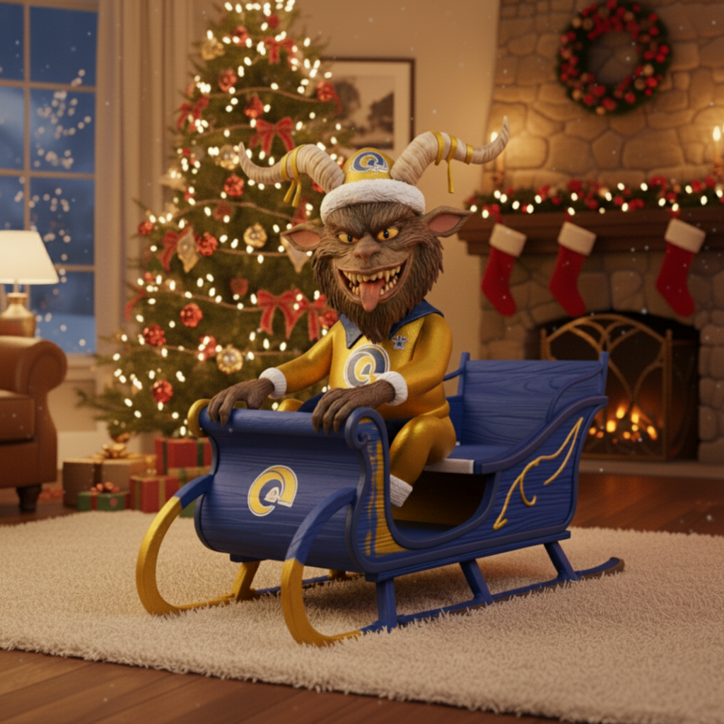 🎄 Football Team Krampus Statue