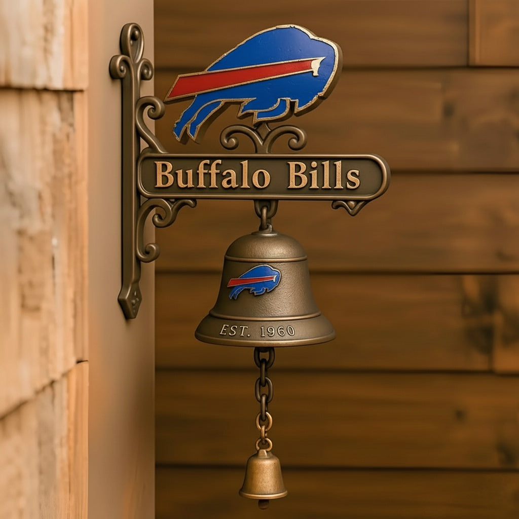 🔥Buy 2 Get 2 Free 🔥🏈 Football Team Retro Wall-Mounted Metal Doorbell