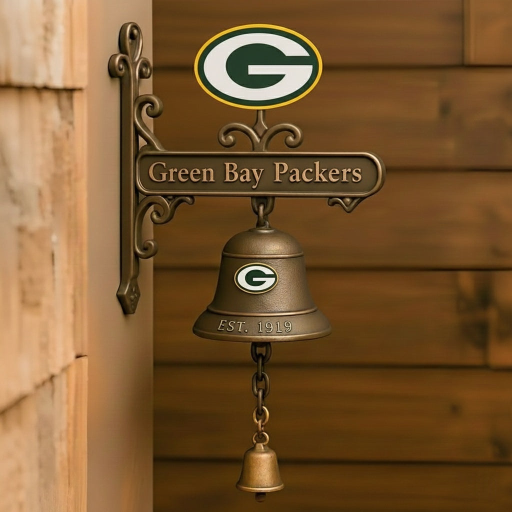 🔥Buy 2 Get 2 Free 🔥🏈 Football Team Retro Wall-Mounted Metal Doorbell