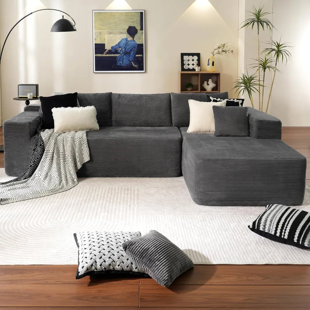Minimalist L-Shape Couch
