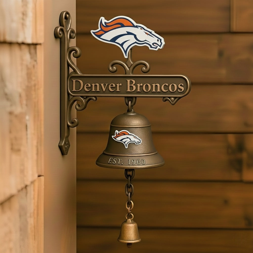 🔥Buy 2 Get 2 Free 🔥🏈 Football Team Retro Wall-Mounted Metal Doorbell