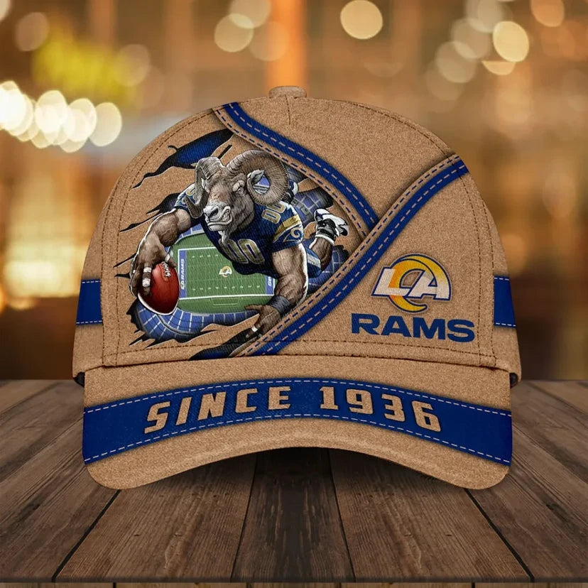 🏈Football Team 3D Printed Classic Cap - Mascot Stadium Design