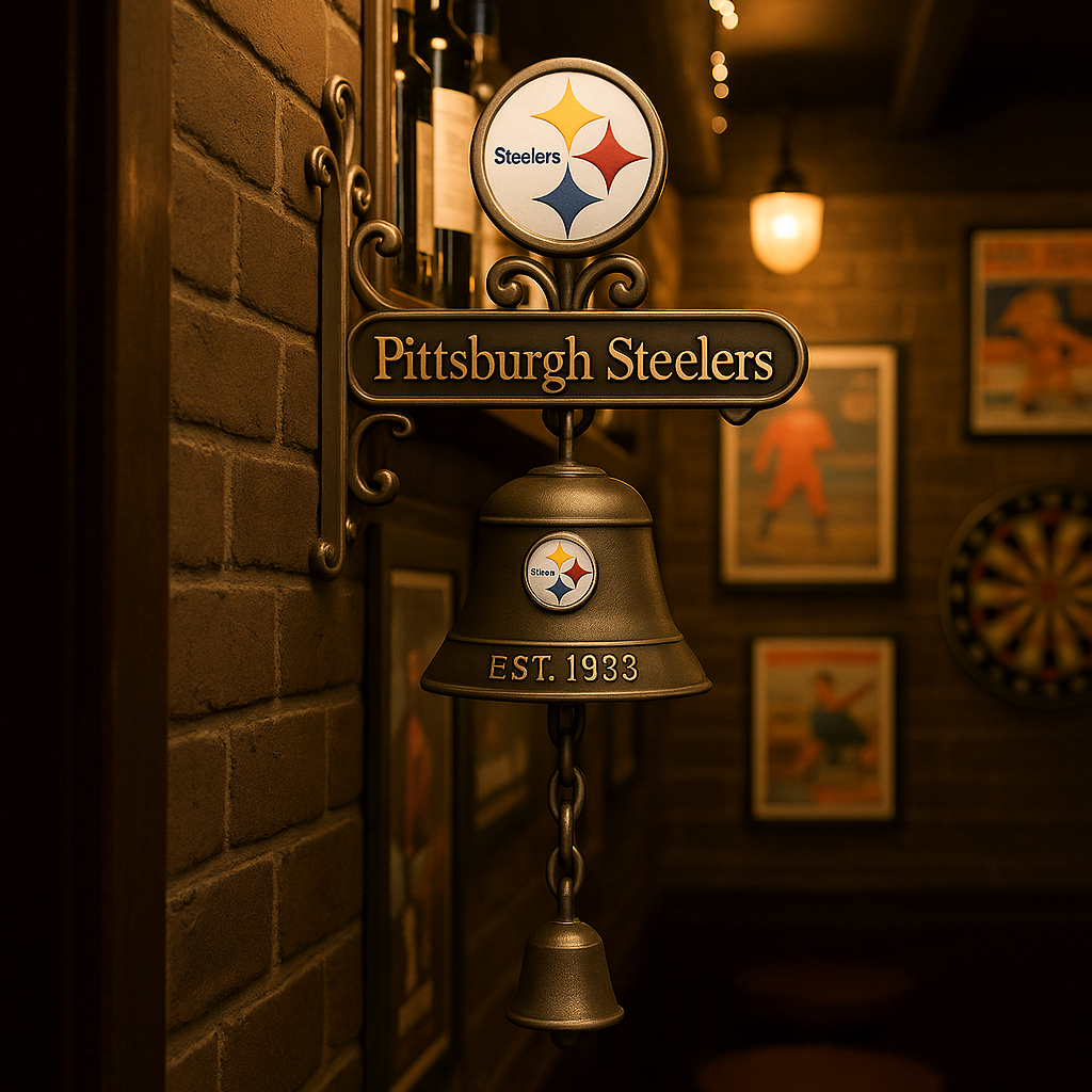 🔥Buy 2 Get 2 Free 🔥🏈 Football Team Retro Wall-Mounted Metal Doorbell