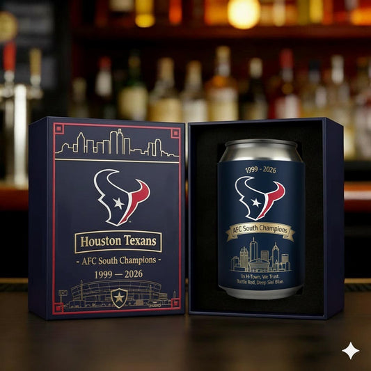 Houston Texans-1999-2026 Anniversary Edition Can Cooler Sleeve