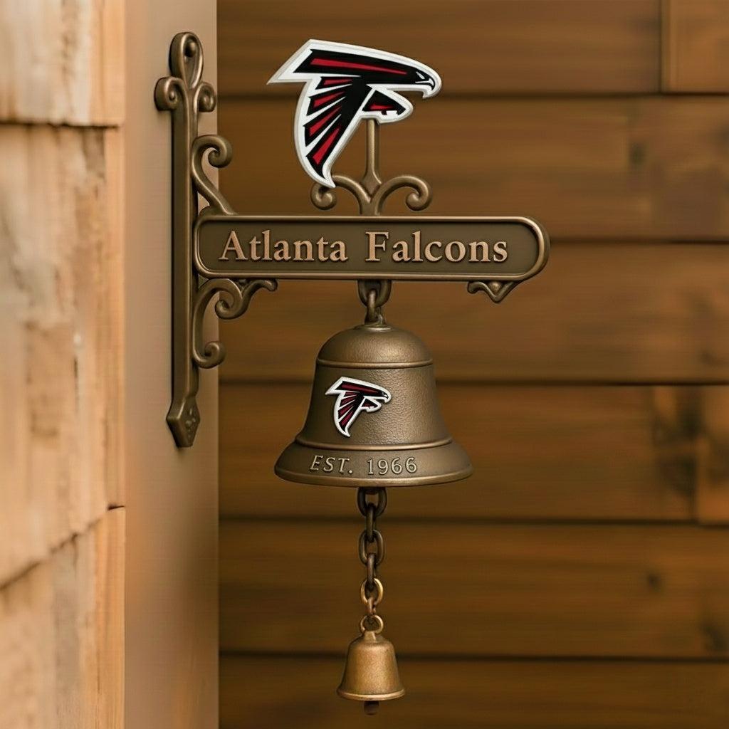 🔥Buy 2 Get 2 Free 🔥🏈 Football Team Retro Wall-Mounted Metal Doorbell