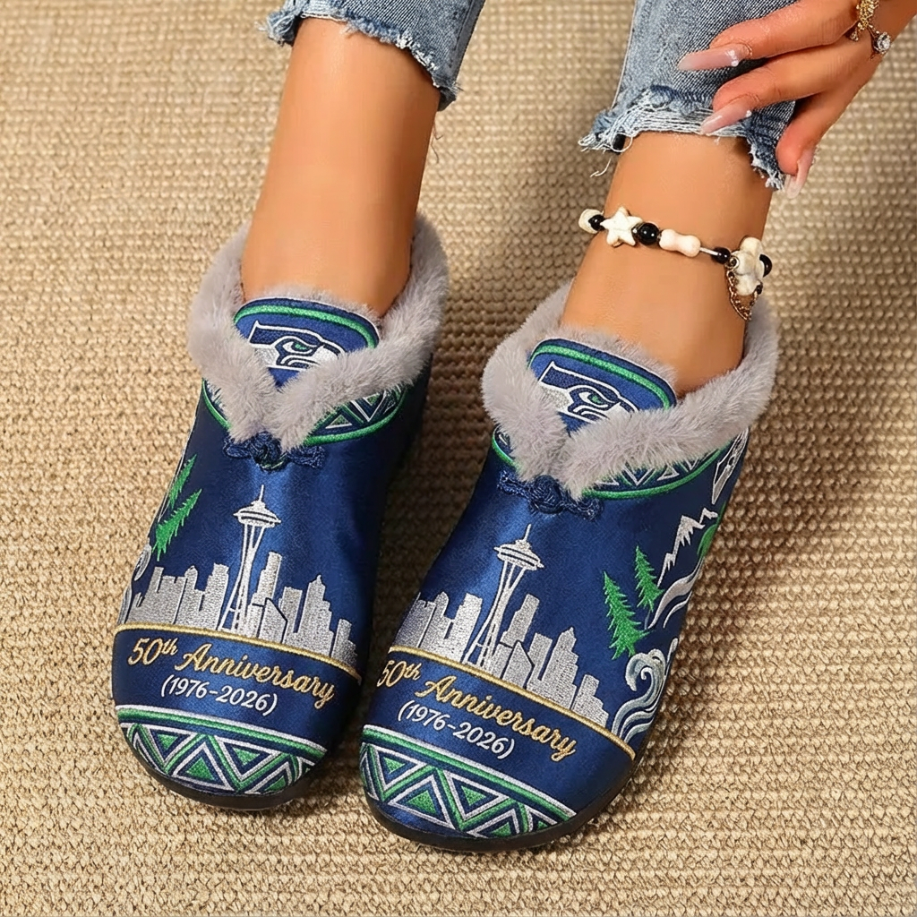 Seattle Seahawks 50th Anniversary Ankle Boots (1976–2026)