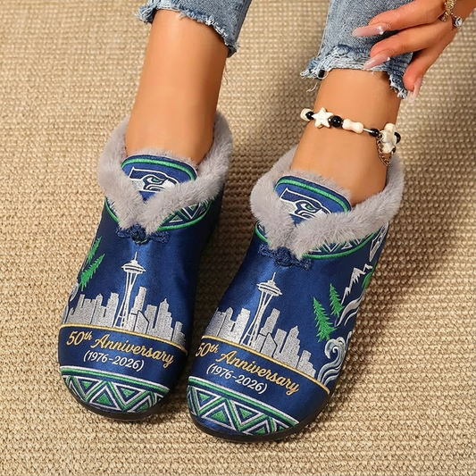 Seattle Seahawks 50th Anniversary Ankle Boots (1976–2026)