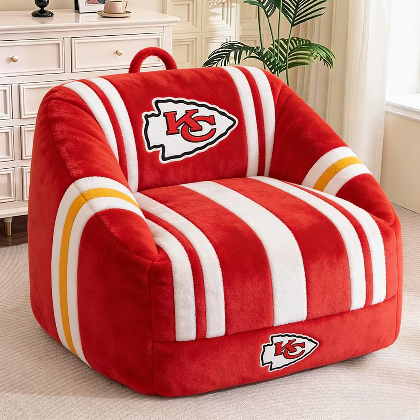 Kansas City Chiefs Plush Bean Bag Chair