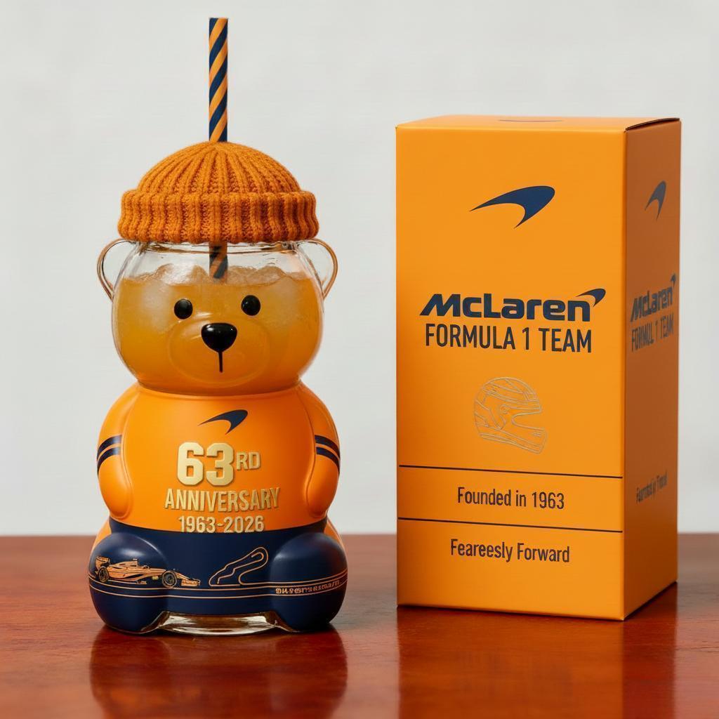 McLaren Formula 1 Anniversary Bear Cup